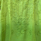 Light Green ombre chikankari short kurti