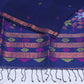 Handloom linen saree jamdani pallu, with BP