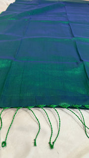 Light weight handwoven Cotton tissue saree