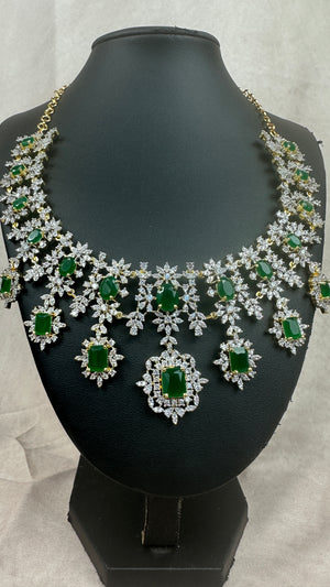 Diamond replica necklace