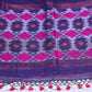 Handloom linen saree jamdani pallu, with BP