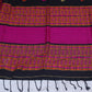 Pure handloom Bangal cotton saree with pink and orange thread weave, with bP