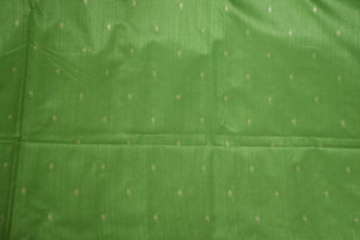 Semi tussar silk saree with Paithani weave, with stitched blouse