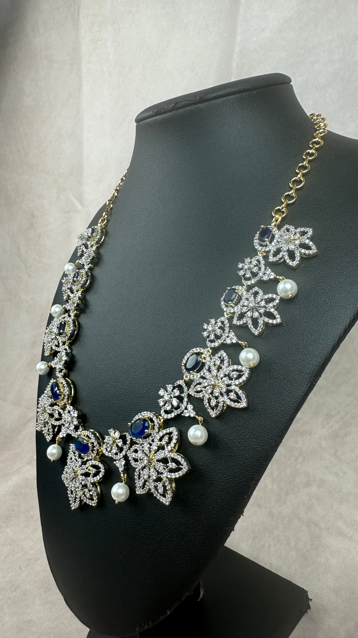 Diamond replica necklace