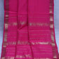 Mangalgiri cotton silk saree with long sleeve cooton designer blouse