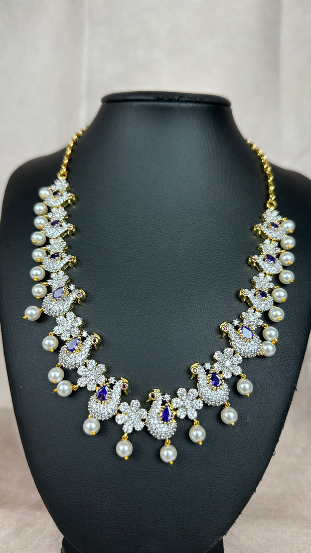 Diamond replica necklace