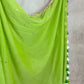 Light weight handwoven Cotton saree with sequins and designer blouse