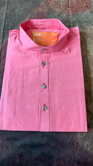 Lotus pink short kurta- Size 38