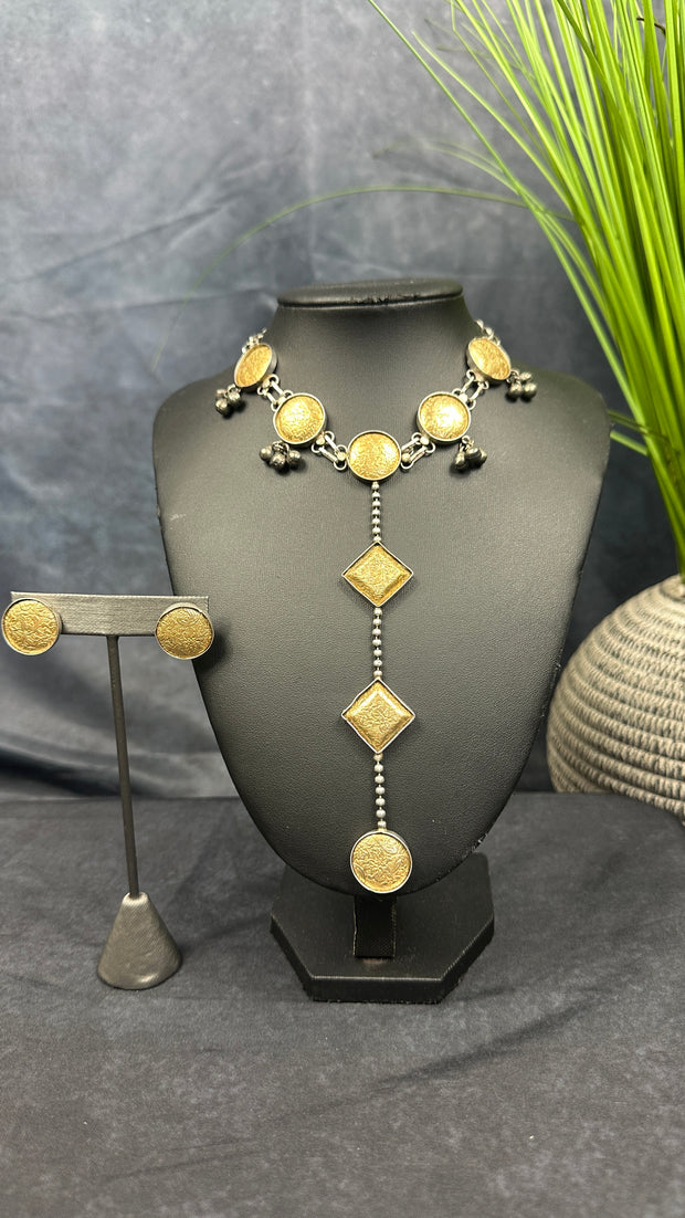 Designer replica necklace with studs