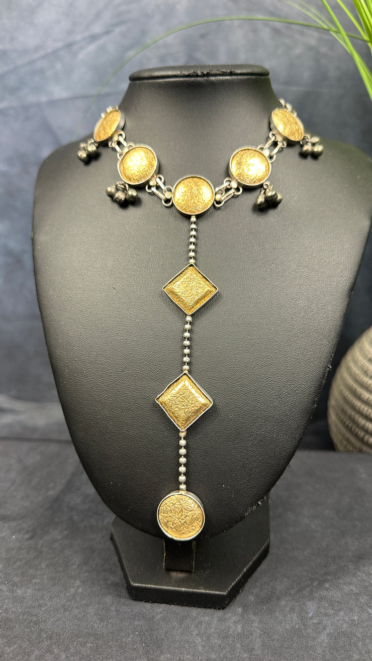 Designer replica necklace with studs