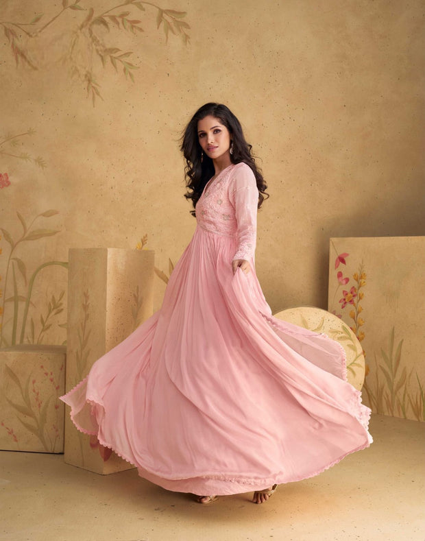 Light pink gown