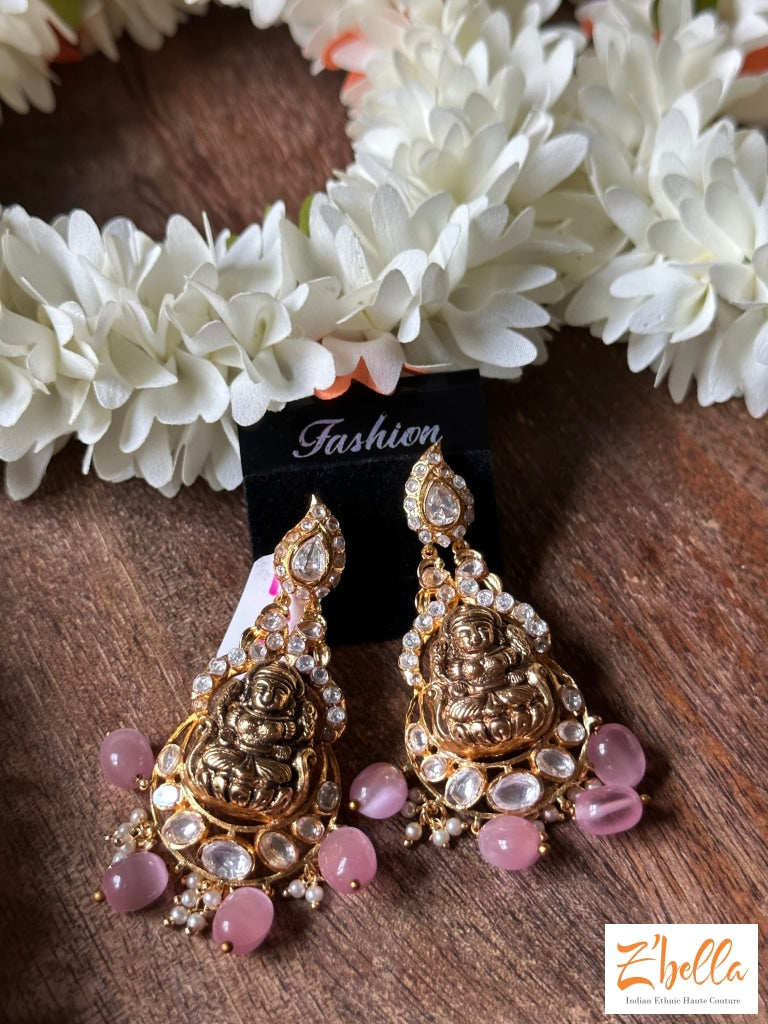 Victorian Big Jhumka Earrings For Women – Gehna Shop