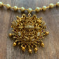 Lakshmi Pendent With Pearl Chain And Earrings Necklace