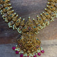 Long Necklace With Lakshmi Pendent Jhumka Necklace