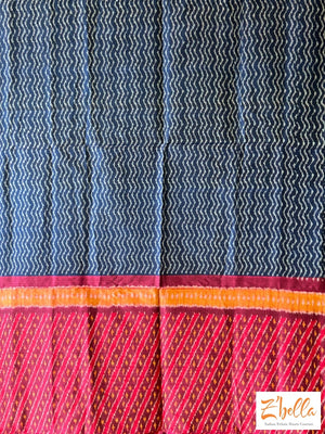 Magenta And Blue Combo Ikkat Sico Dupatta Dupatta